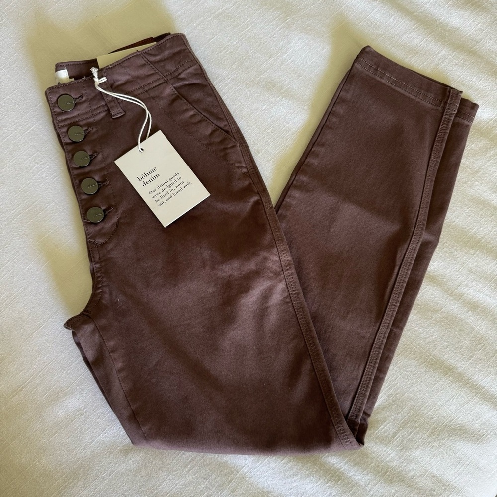 🌟NEW🌟 Bohme mocha brown skinny jeans
